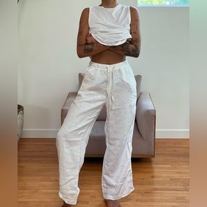 Venroy Linen Yacht Pants (Australian designer)